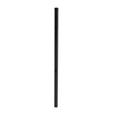 Ironcraft 2-in W Black Powder Coat Aluminum Flat-top Yard End Fence Post