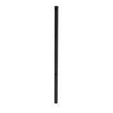 Ironcraft 6-ft H x 2-in W Black Powder Coat Aluminum Yard Fence Post