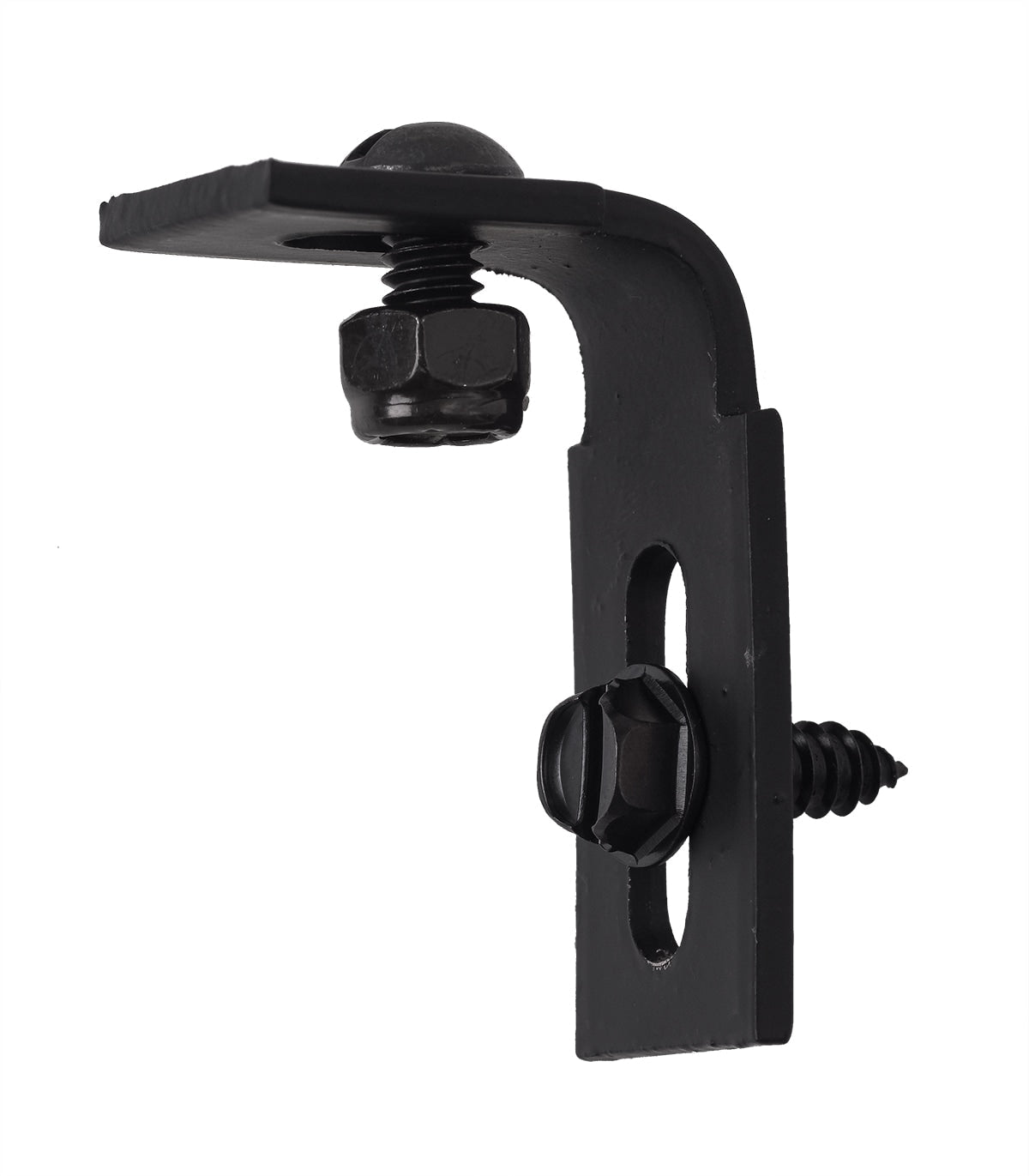 Gilpin 2-in Black Metal Bracket For Metal Fence 6-Pack
