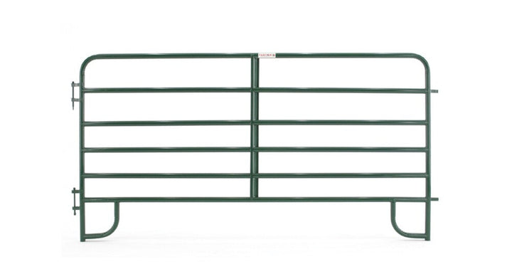 Tarter 5-ft H x 10-ft W Powder Over E-coat Steel Corral Flat-top Containment Fence Gate
