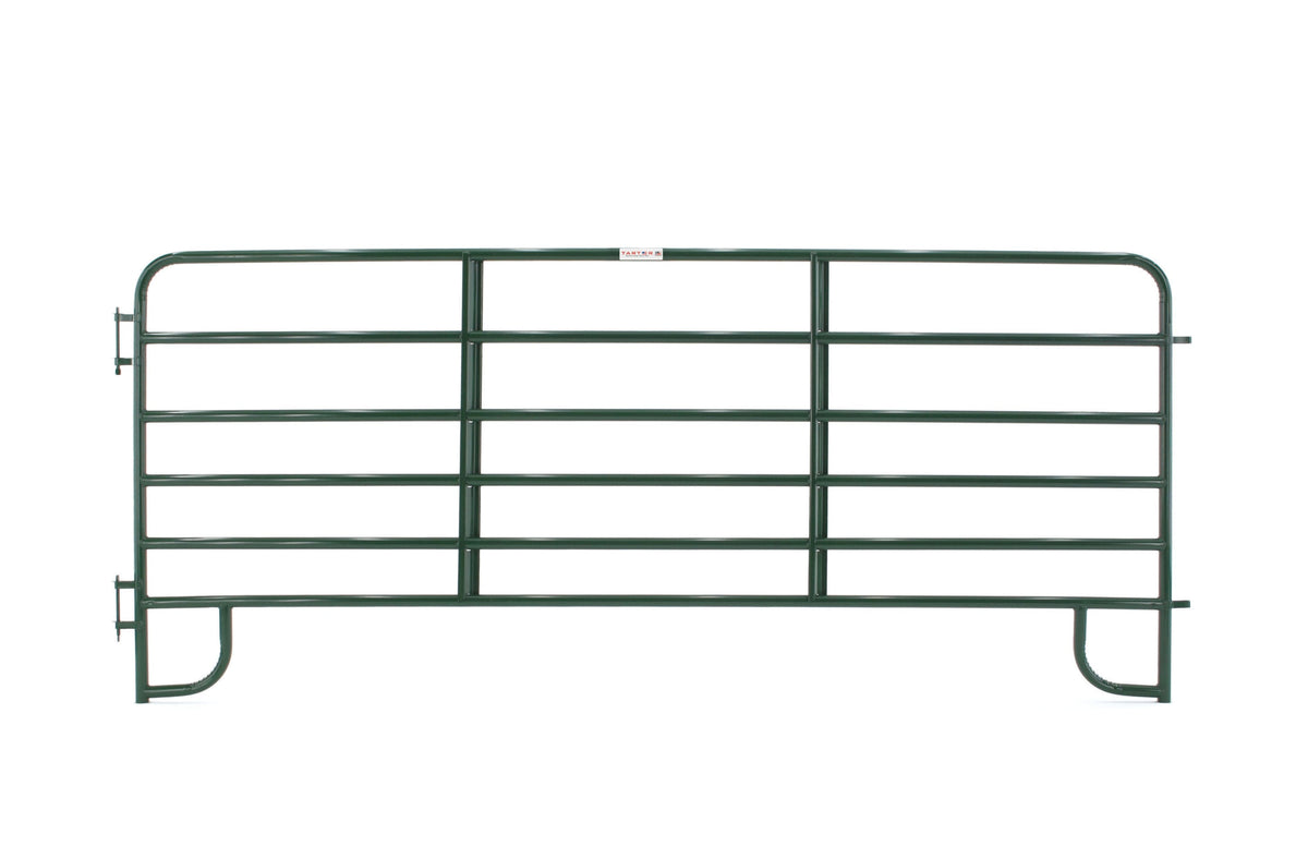 Tarter 5-ft H x 12-ft W Powder Over E-coat Steel Corral Flat-top Containment Fence Gate