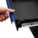 36 in. x 24 in. 6-Drawer Roller Cabinet Tool Chest with Power and USB Outlets in Black and Blue - Super Arbor