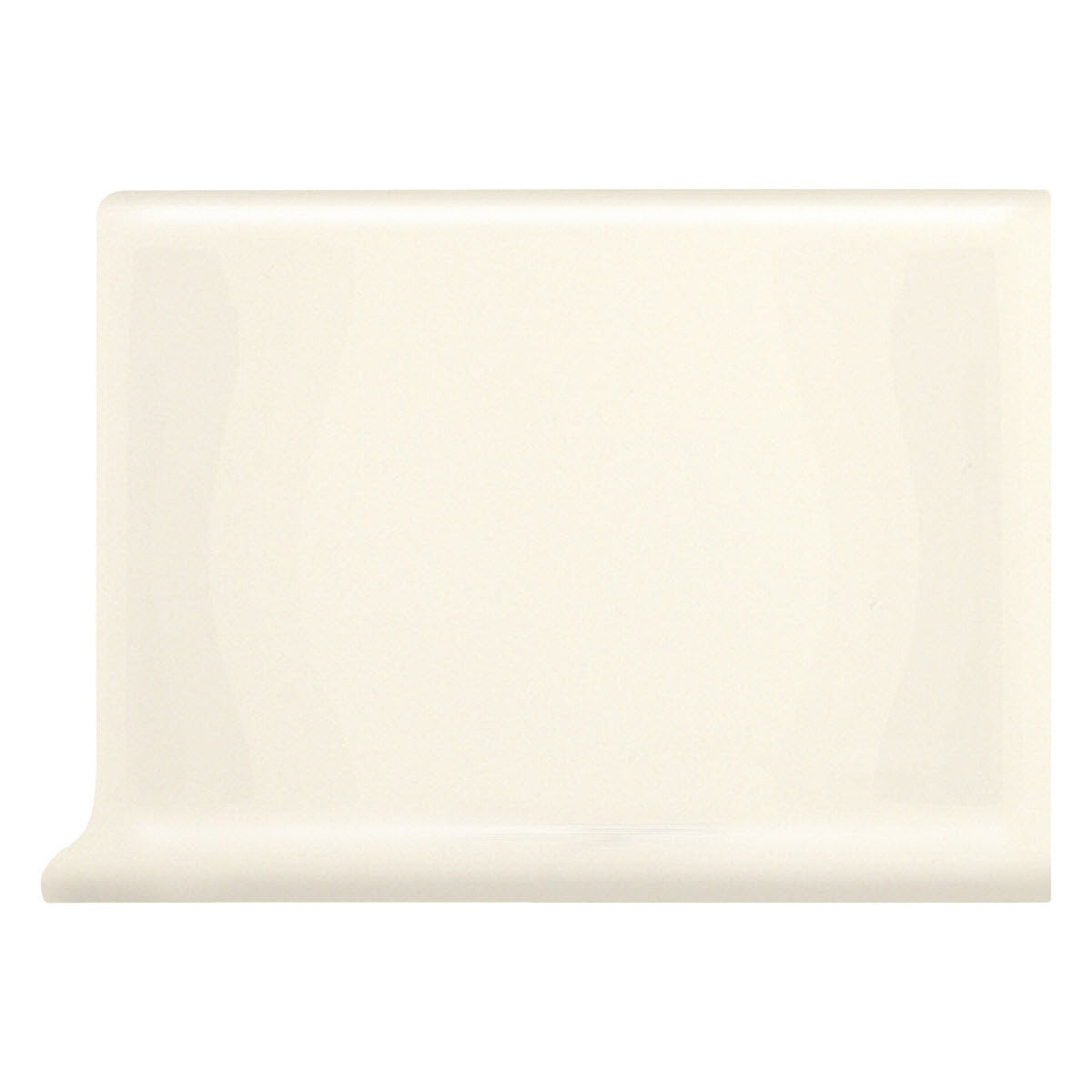 American Olean Matte Biscuit Ceramic Cove Base Tile (4-in x 6-in)