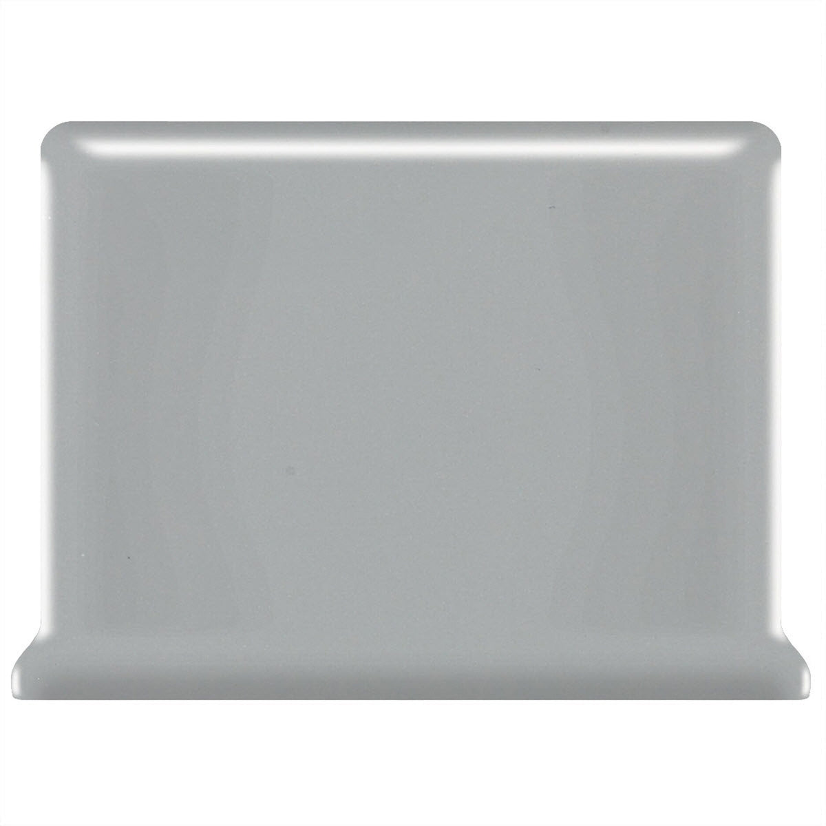 American Olean Bright Light Smoke Ceramic Cove Base Tile (4-in x 6-in)