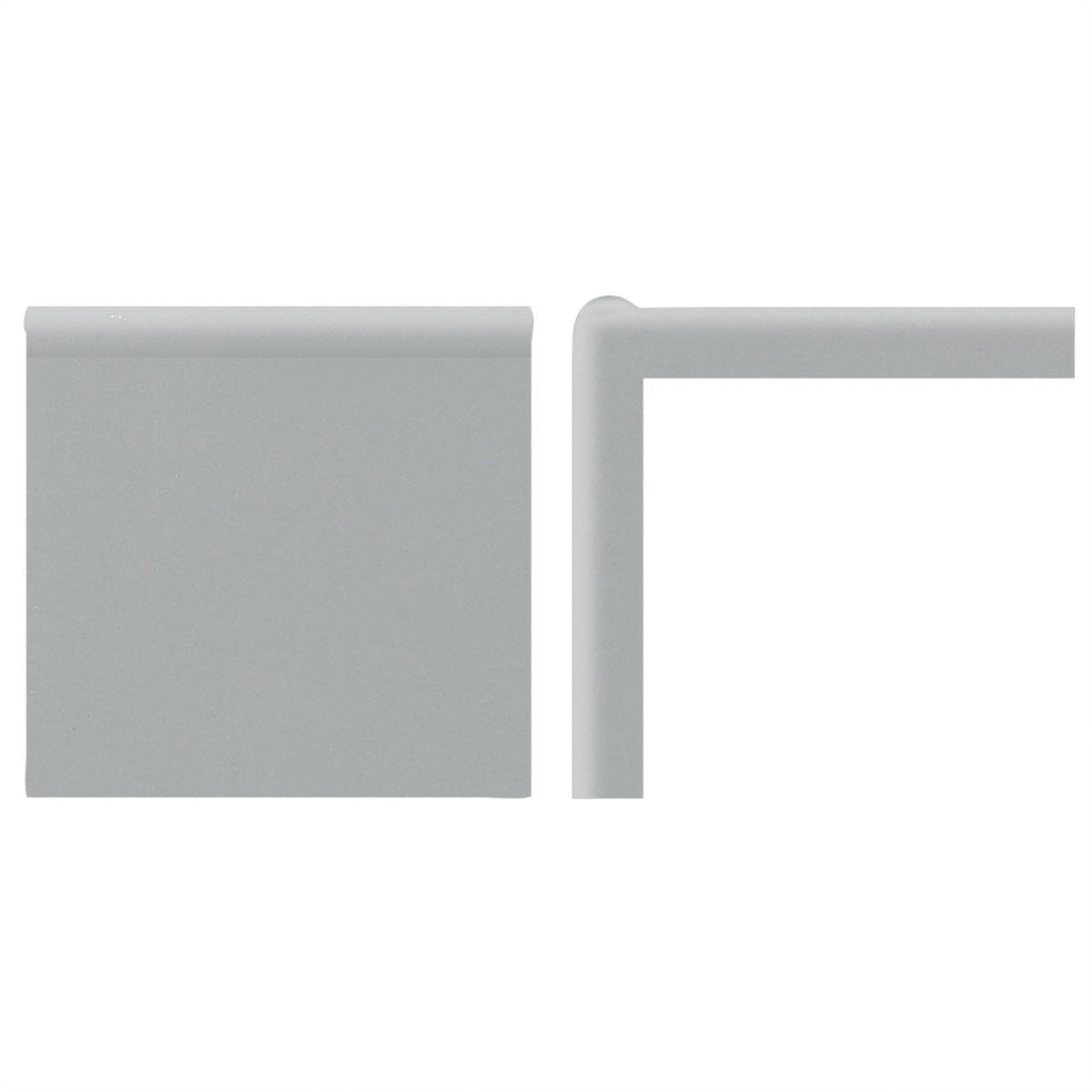 American Olean Matte Light Smoke Ceramic Mud Cap Tile (2-in x 6-in)
