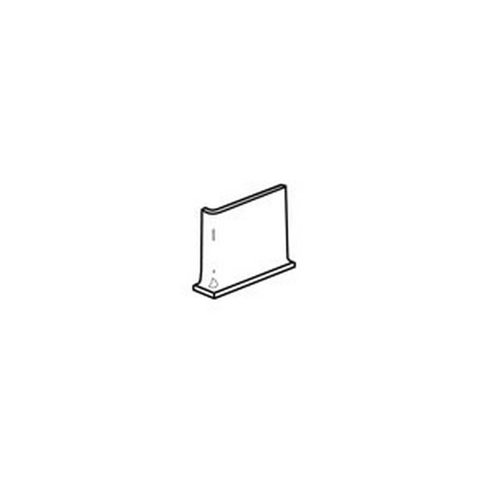 American Olean Bright Almond Ceramic Cove Base Tile (4-in x 4-in)