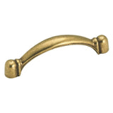 Amerock Everyday Heritage 3-in (76mm) Center to Center Burnished Brass Arch Handle Drawer Pull
