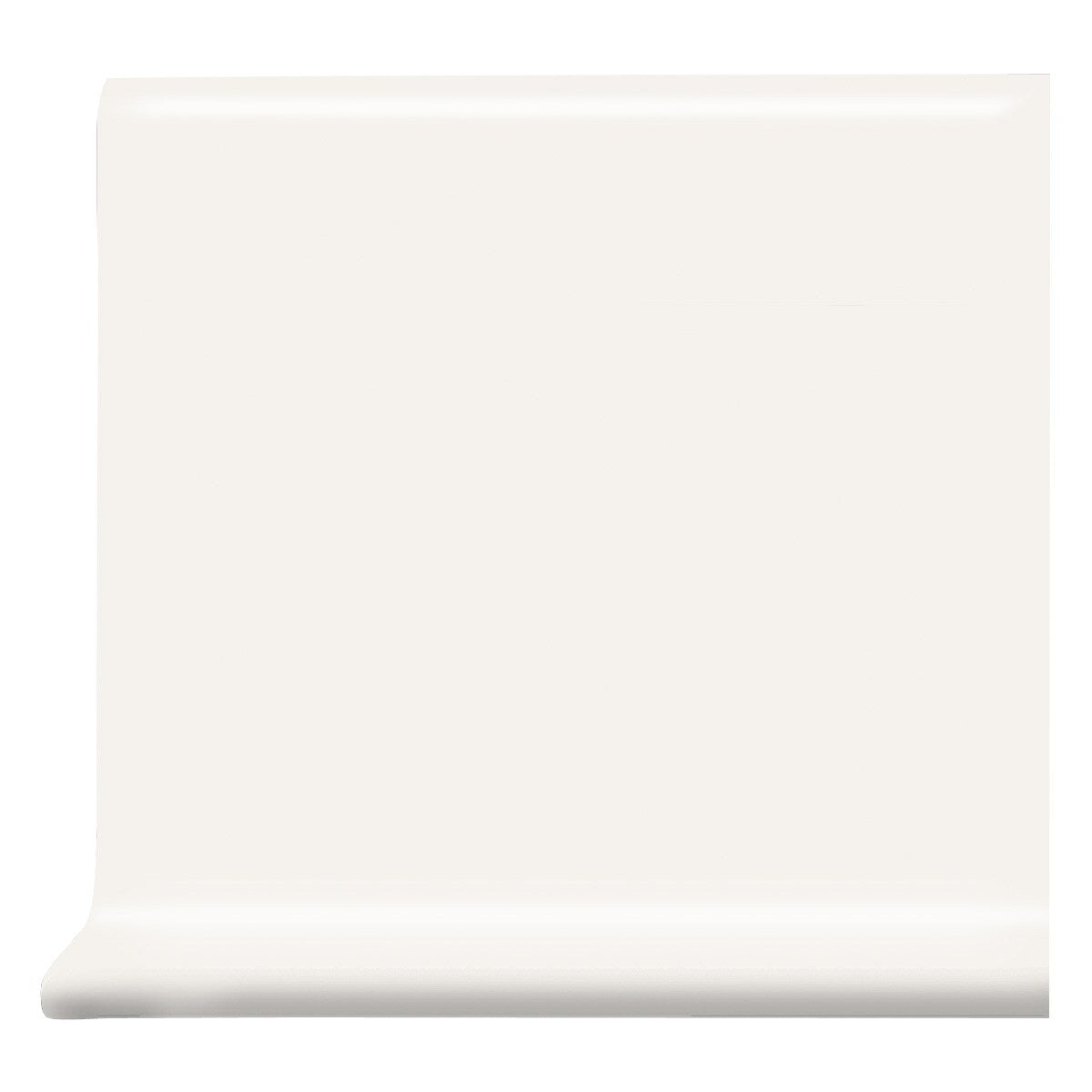 American Olean Bright White Gloss Ceramic Cove Base Tile (6-in x 6-in)