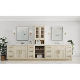 Home Decorators Collection Newport 9 in. W x 12 in. D x 30 in. H Assembled Plywood Wall Kitchen Cabinet in Blended Cream with Soft Close