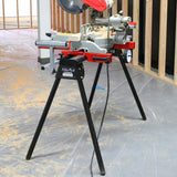 40-1/2 in. x 83 in. Universal Rolling Miter Saw Compound Roller Stand - Super Arbor