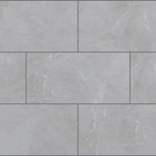 Grandview Marble 22 MIL x 18.5 in. W x 37 in. L Click Lock Waterproof Vinyl Tile Flooring (19.1 sq. ft./case)