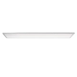 Skytile 40-Watt Brushed Aluminum 1 x 4 Integrated LED Flat Panel Light, Cool White Temperature - Super Arbor