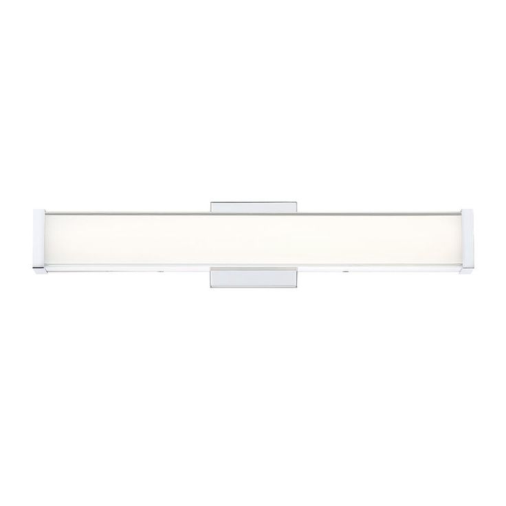 200-Watt Equivalence Chrome Integrated LED Bath Light