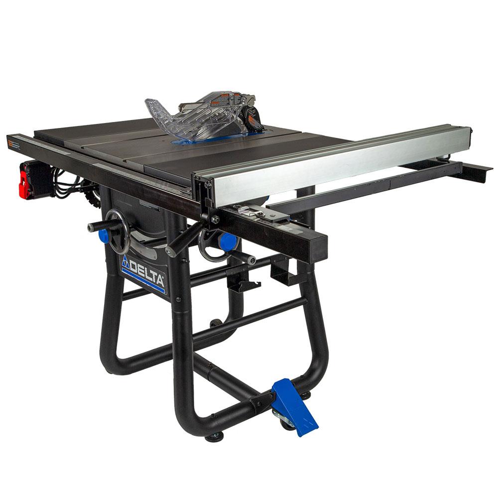 15 Amp 10 in. Table Saw with 30 in. Rip Capacity, Cast Iron Table and Extension Wings