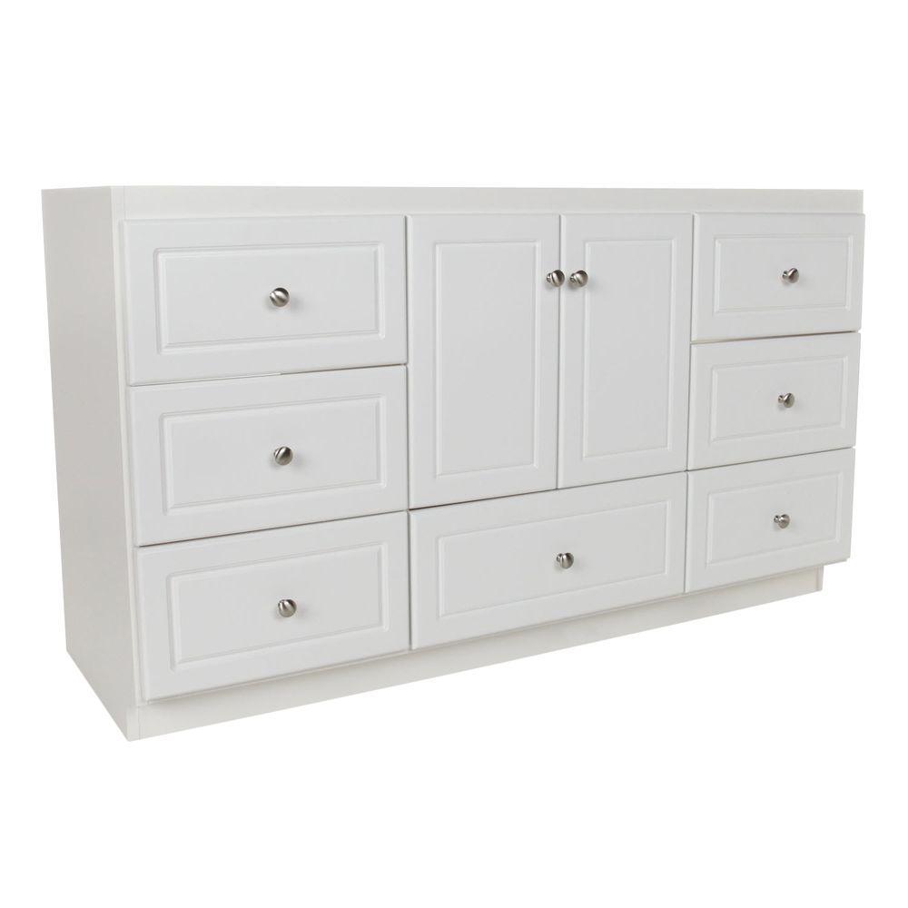 Ultraline 42 in. W x 21 in. D x 34.5 in. H Vanity Cabinet Only in Natural Alder - Super Arbor