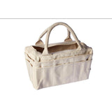 Classic 7 in. Canvas Tool Bag in White - Super Arbor