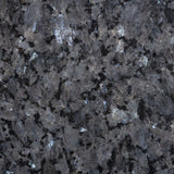 25 in. Granite Vanity Top in Blue Pearl with White Basin - Super Arbor