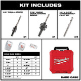 Hole Dozer General Purpose Bi-Metal Hole Saw Set W/SHOCKWAVE Impact Duty Steel Driver Bit Set (65-Piece) - Super Arbor