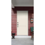32 in. x 80 in. 2-Panel Craftsman Primed Steel Prehung Right-Hand Inswing Front Door - Super Arbor