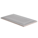 Jeffrey Court Weather Grey 3 in. x 6 in. Glossy Beveled Ceramic Wall Tile (11 sq. ft. / case)