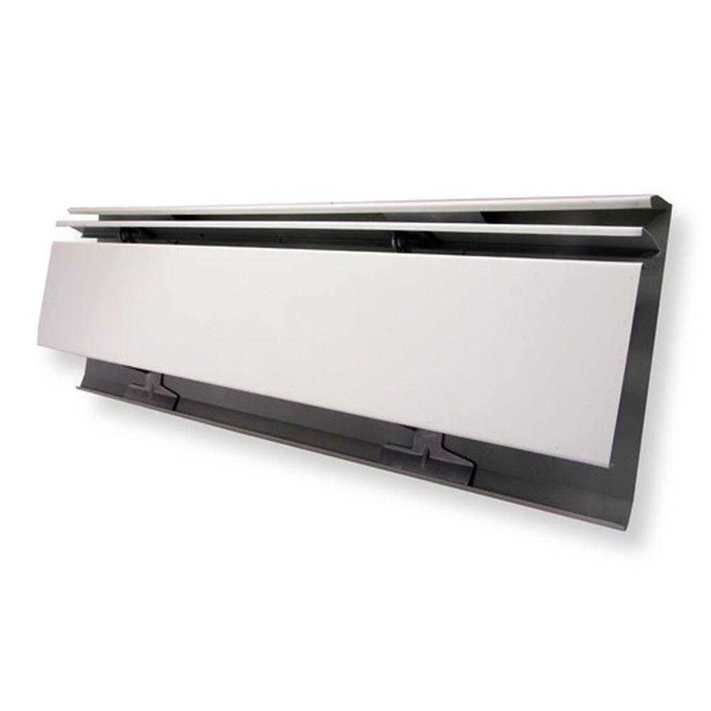 Fine/Line 30 8 ft. Hydronic Baseboard Heating Enclosure Only in Nu-White - Super Arbor