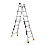 18 ft. Reach MPXA Aluminum Multi-Position Ladder with 300 lbs. Load Capacity Type IA Duty Rating - Super Arbor