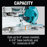 18-Volt X2 LXT Lithium-Ion (36-Volt) 12 in. Brushless Cordless Dual-Bevel Sliding Compound Miter Saw Laser Kit (5.0 Ah)