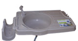 RSI 20x28 Wall Mount Utility Tub with Drain, Tan, 1-Basin