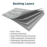 Shaw Double Take 24-in x 24-in Side-kick Multi-level Loop Full Spread Adhesive Carpet Tile (48-sq ft)