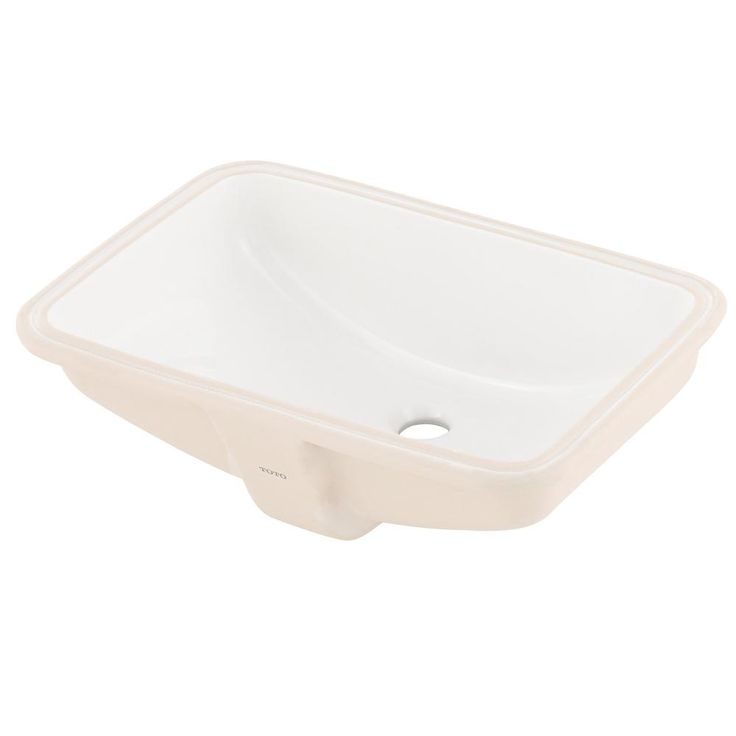 TOTO 19 in. Undermount Bathroom Sink with CeFiONtect in Cotton White