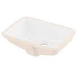 TOTO 19 in. Undermount Bathroom Sink with CeFiONtect in Cotton White