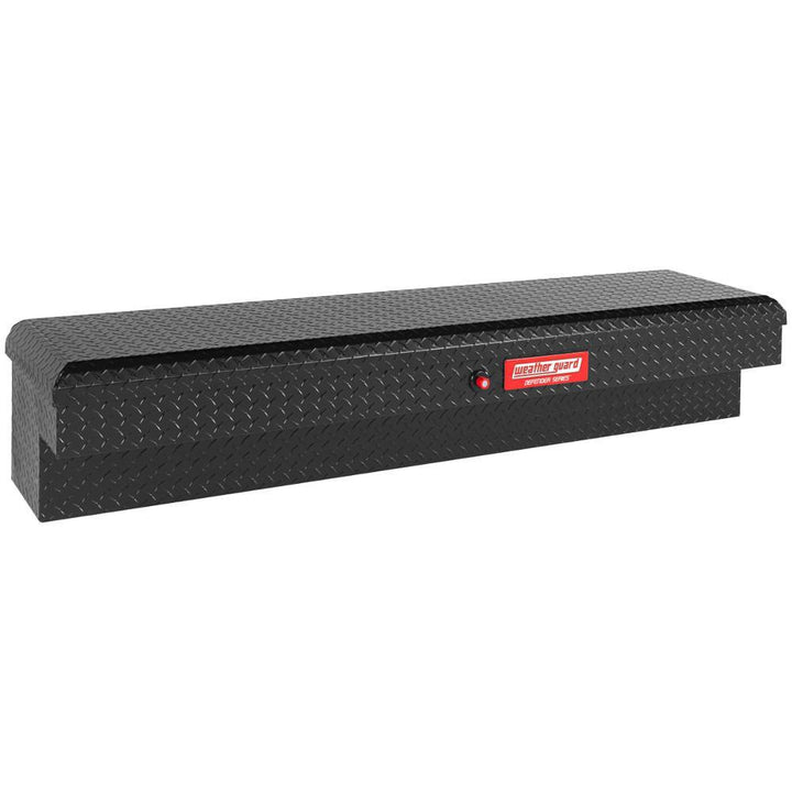 Weather Guard Defender Matte Black Aluminum Lo-Side Truck Box (72 in. x 15 in. x 13 in.) - Super Arbor