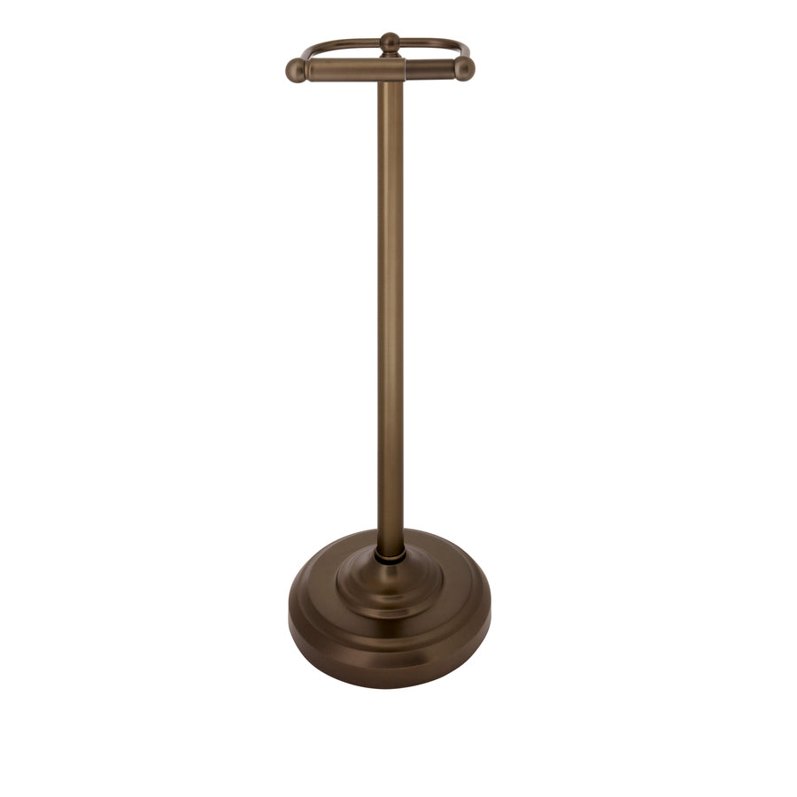 Gatco Bathroom Essentials Chrome Freestanding Spring-Loaded Toilet Paper Holder - Super Arbor