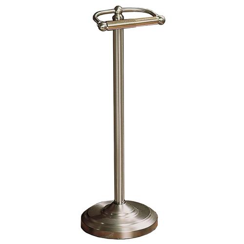 Gatco Bathroom Essentials Chrome Freestanding Spring-Loaded Toilet Paper Holder - Super Arbor