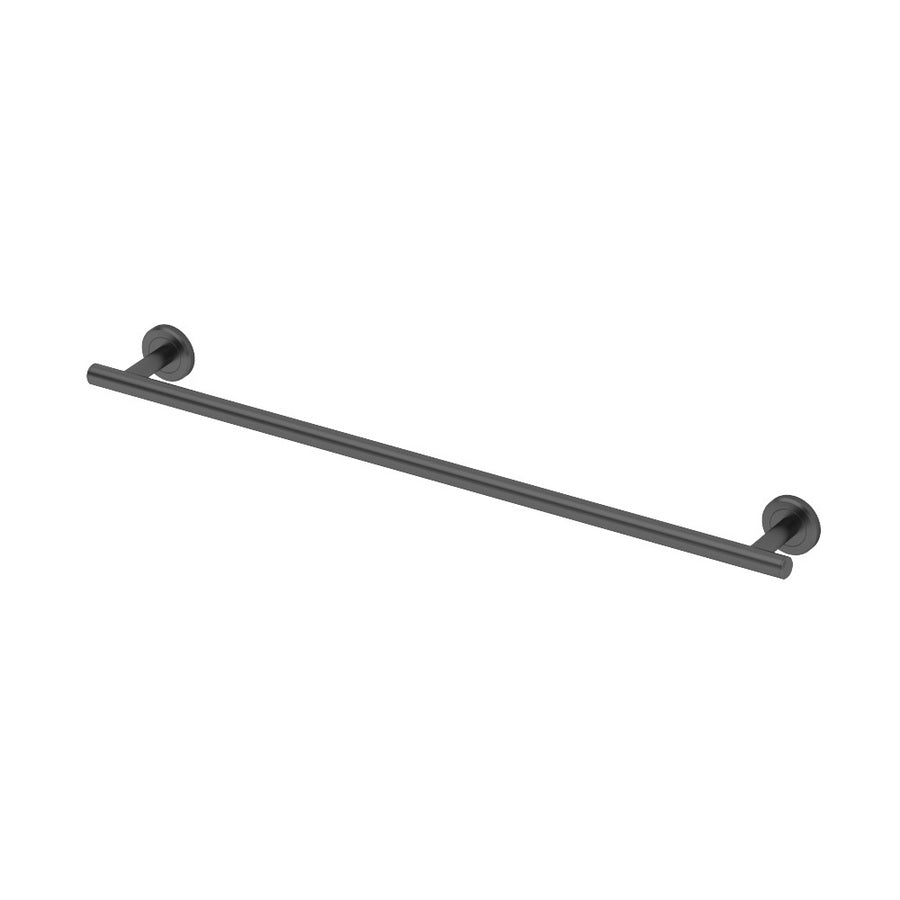 Gatco Latitude 2 24-in Satin Nickel Wall Mount Single Towel Bar - Super Arbor