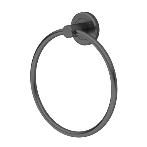 Gatco Latitude 2 Satin Nickel Wall Mount Towel Ring - Super Arbor