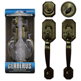 Cerberus Antique Bronze Finish Entry Door Handleset - Super Arbor