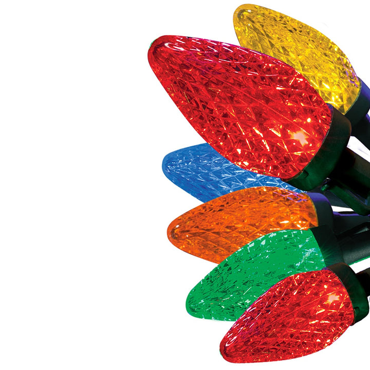 GE StayBright 25-Count 12-ft Multicolor LED Plug-In Christmas String Lights