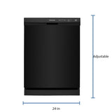 Frigidaire 60-Decibel Front Control 24-in Built-In Dishwasher (Stainless Steel) ENERGY STAR - Super Arbor