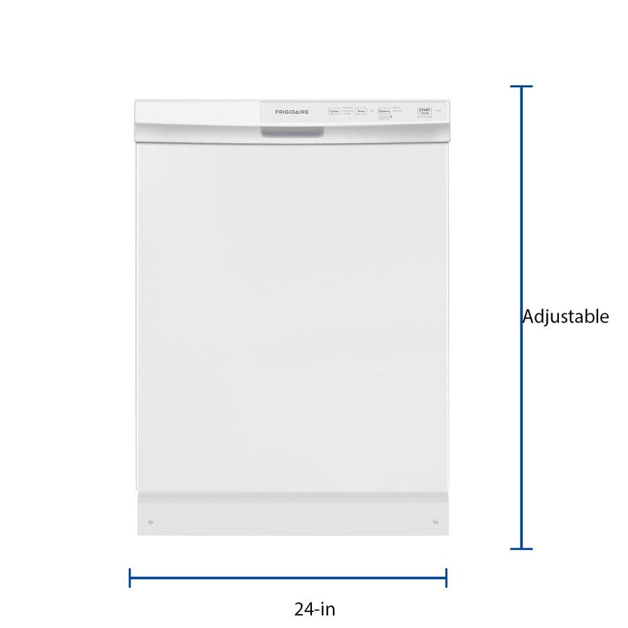 Frigidaire 60-Decibel Front Control 24-in Built-In Dishwasher (Stainless Steel) ENERGY STAR - Super Arbor