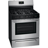 Frigidaire 30-in 5 Burners 5-cu ft Freestanding Gas Range (EasyCare Stainless Steel) - Super Arbor