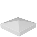 Freedom 4-in W x 4-in L White Vinyl Fence Post Cap- Fits Common Post Measurement: 4-in x 4-in