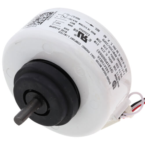 Goodman-Amana 0131P00055SP motor - front view (Voltage: 208/230V; RPM: 1300)