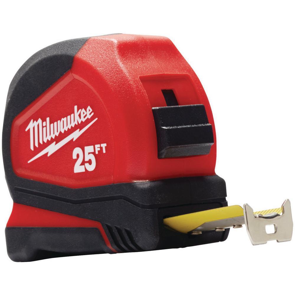 25 ft. Compact Tape Measure W/ Safety Glasses with Clear Lenses - Super Arbor
