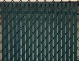 Pexco 5-ft H x 1-in W Green Hdpe Chain Link Fence Slat 82-Pack