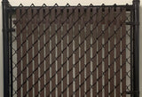 Pexco 5-ft H x 1-in W Brown Hdpe Chain Link Fence Slat 82-Pack