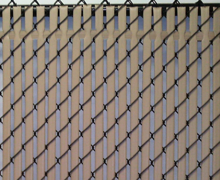 Pexco 6-ft H x 1-in W Beige Hdpe Chain Link Fence Slat 82-Pack