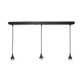Portfolio Bronze Transitional Linear Pendant Light, 36-in Wide, 3-Light