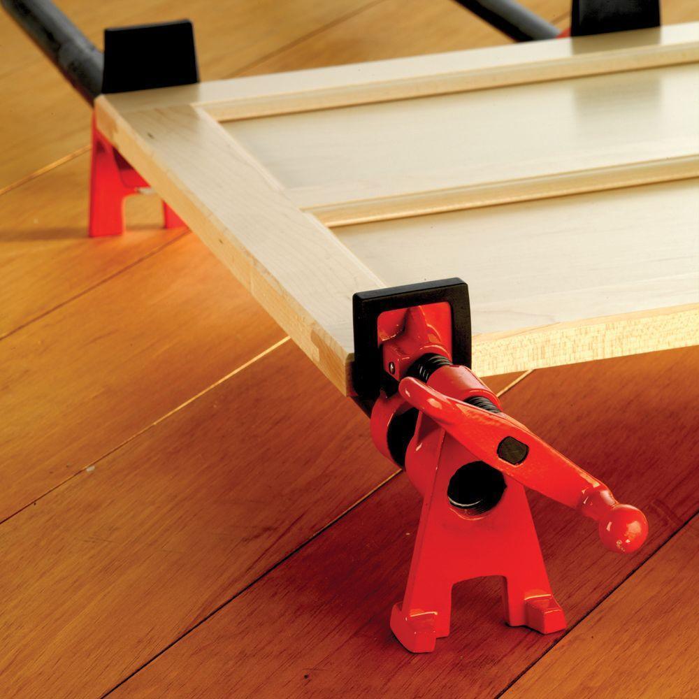 H-Style Pipe Clamp Fixture Set for 3/4 in. Black Pipe - Super Arbor