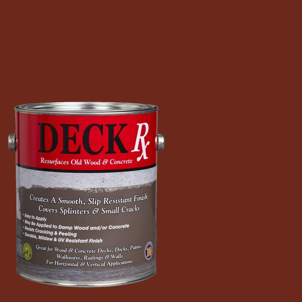 Deck Rx 5 gal. Redwood Wood and Concrete Exterior Resurfacer - Super Arbor